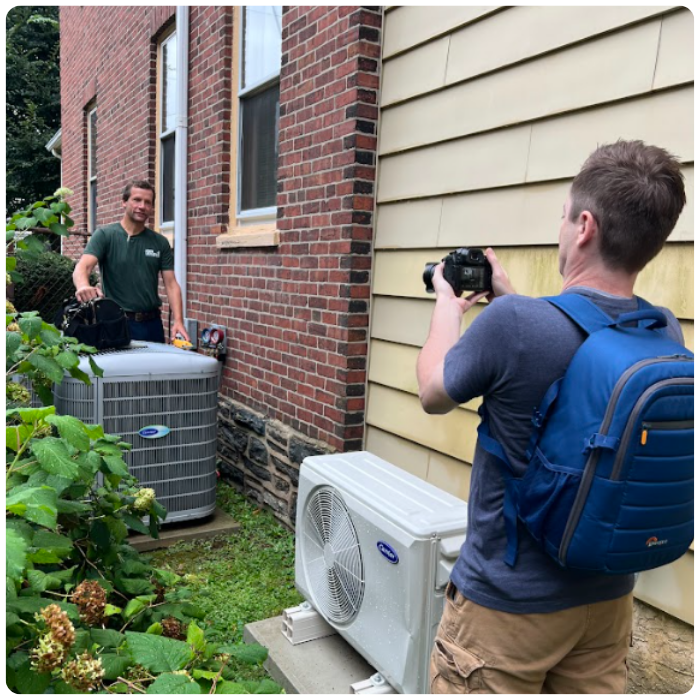Dan And Mark Rounded Video Shoot Using Videos For Your HVAC Company’s Marketing